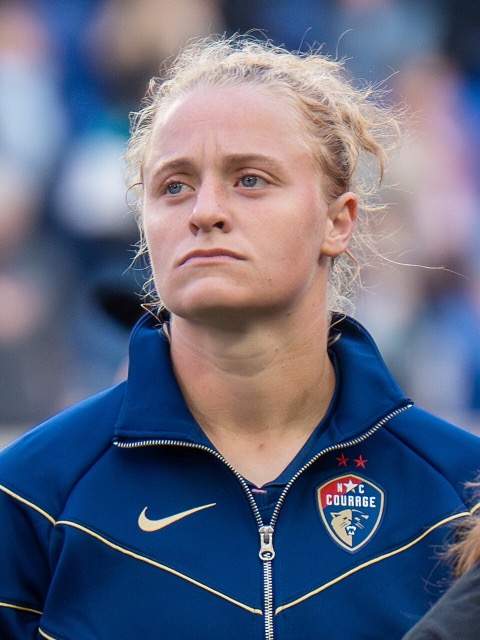 Hannah Betfort in NC Courage kit, March 2026
